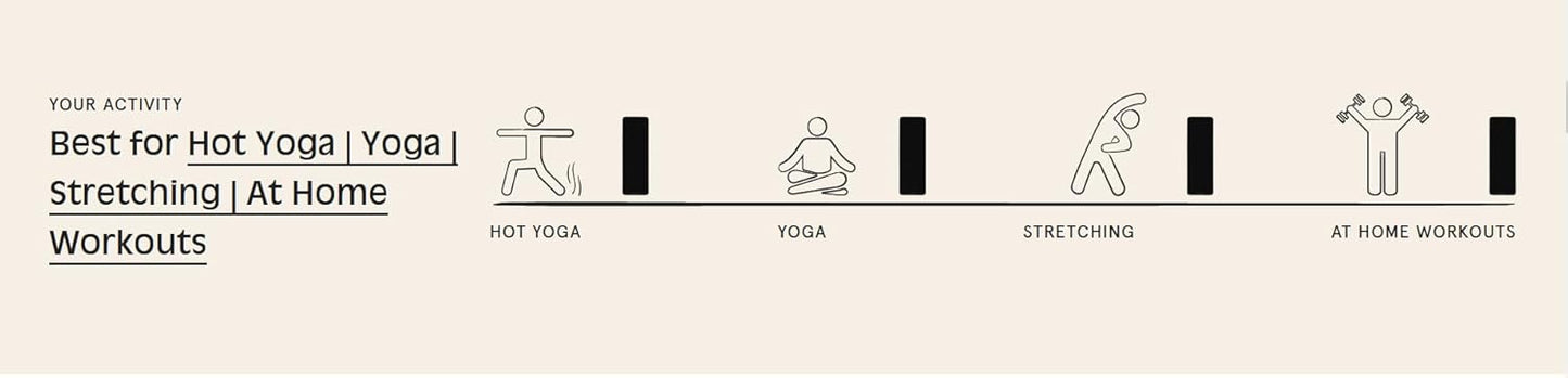 Retrospec Solana Yoga Mat 1" & 1/2" Thick w/Nylon Strap for Men & Women